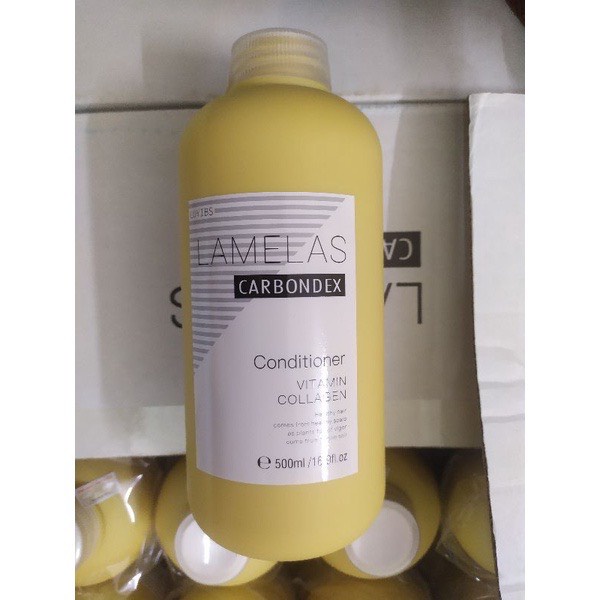 Bộ Dầu Gội Xả Phục Hồi LAMELAS-CARBONDEX, Siêu Mềm Mượt - Siêu Lưu Hương 500ml