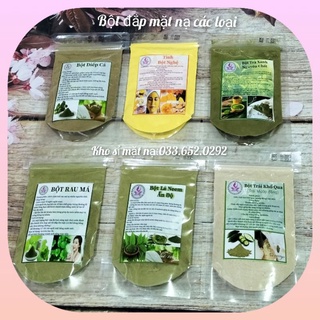 100g bột mặt nạ  tía tô/bột rau má/lá neem/ handmade