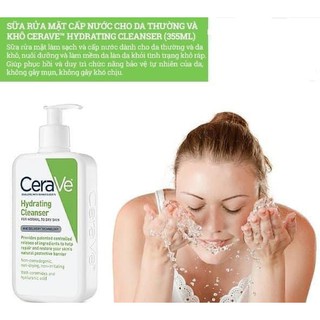 Sữa rửa mặt Cerave Hydrating Cleanser