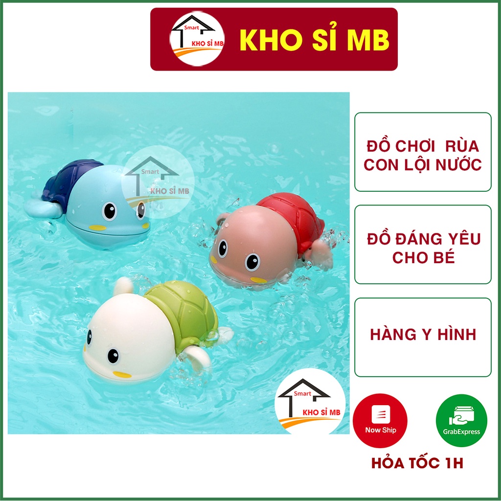 Đồ chơi cho bé rùa con lội nước nhiều màu  kho sỉ mb