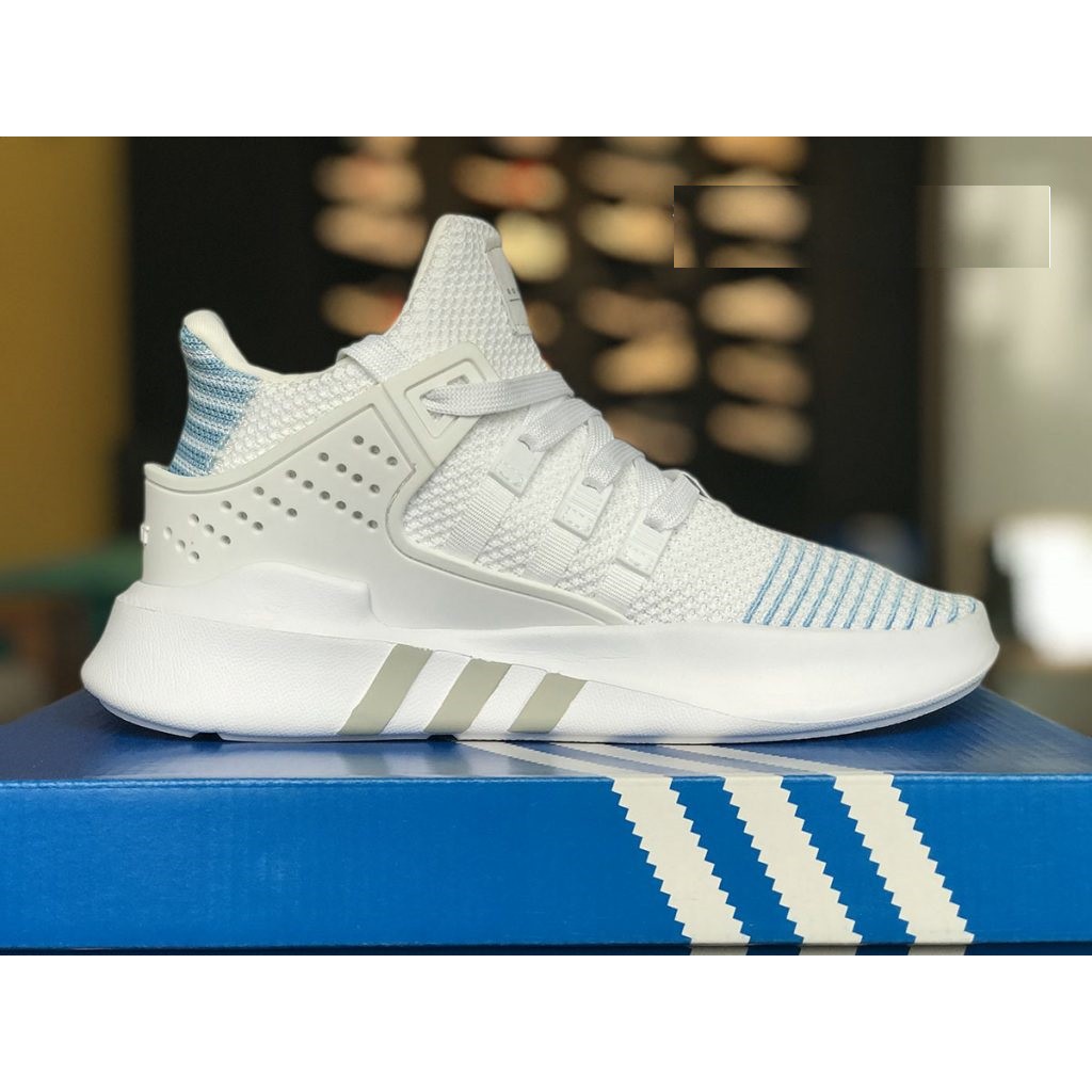 (FULL BOX) Giày Thể Thao Sneaker ADIDAS EQT ADV 2018 White Blue Trắng Xanh Da Trời