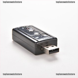 Usb 2.0 Âm Thanh 7.1 Kênh Ảo 3D Mini 12Mbps