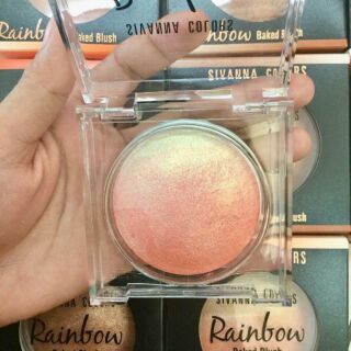 PHẤN MÁ HỒNG BẮT SÁNG SIVANNA COLORS RAINBOW