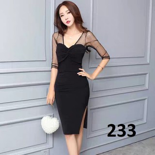 [ĐẦM SIÊU HOT 2019] ĐẦM BODY CAO CẤP XE TÀ PHỐI LƯỚI ĐẸP VỚI ĐỦ SIZE M L XL XXL 40 ĐẾN 70KG - XƯƠNG ĐẦM THÙY DƯƠNG -233