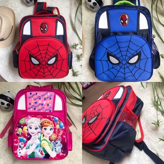Balo trẻ em/ cặp sách đi học cấp 1 hoạ tiết Spider man, Frozen