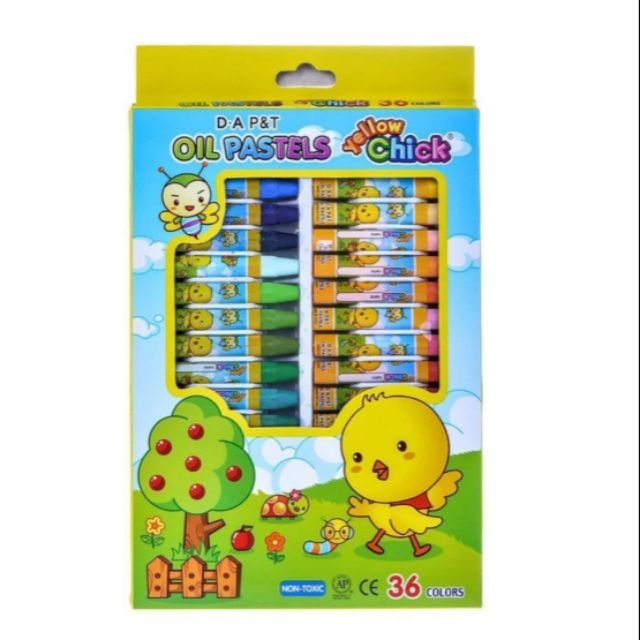 Hộp sáp dầu gà vàng Oil Pastels (18 màu/ 24 màu/ 36 màu)