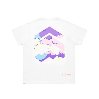 5THEWAY® /cloudy/ SQUARE TEE in WHITE aka Áo Thun Tay Ngắn Trắng