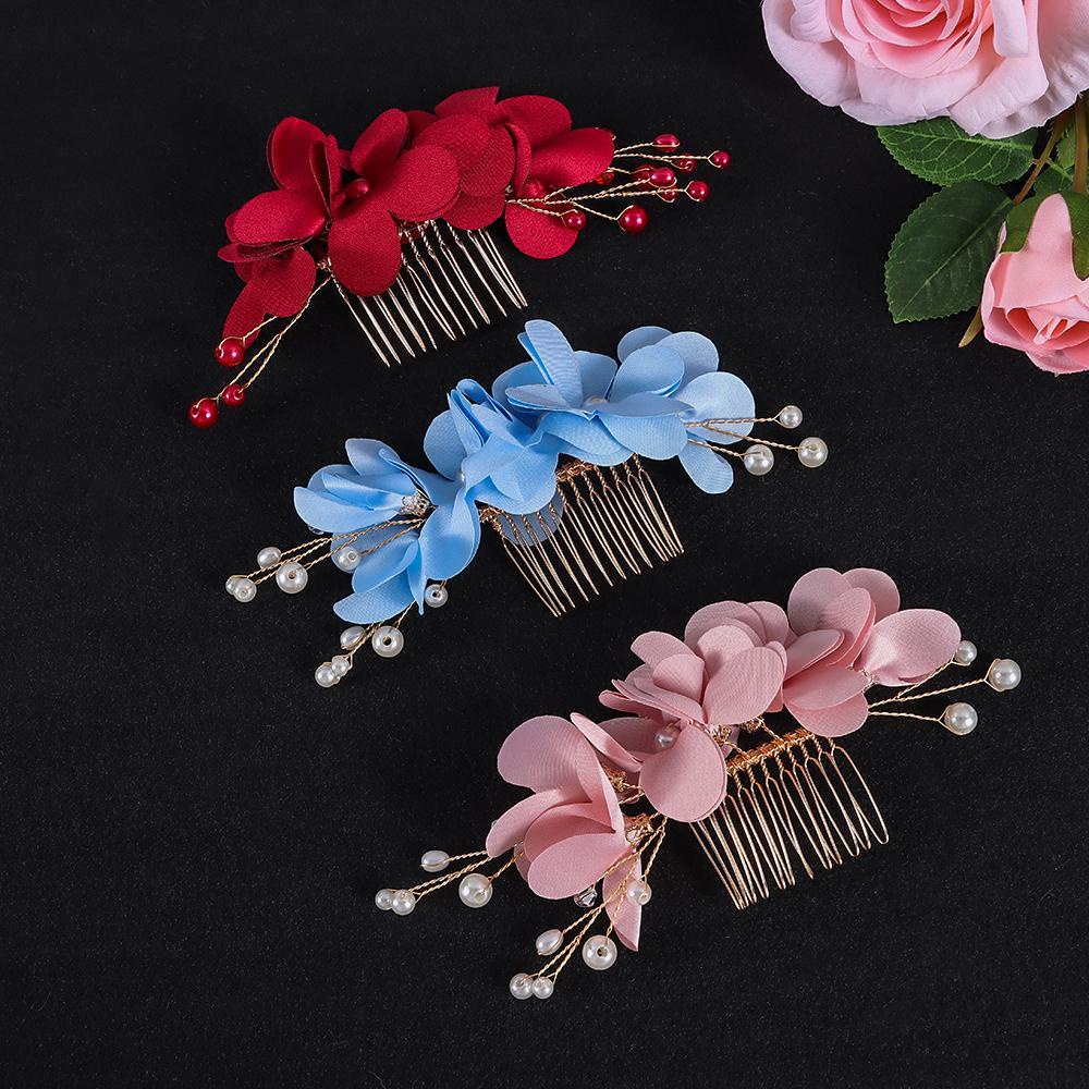 Lược Chải Tóc LUOL Tạo Kiểu Đẹp|Kẹp Tóc Cô Dâu Đính Đá Sang Trọng