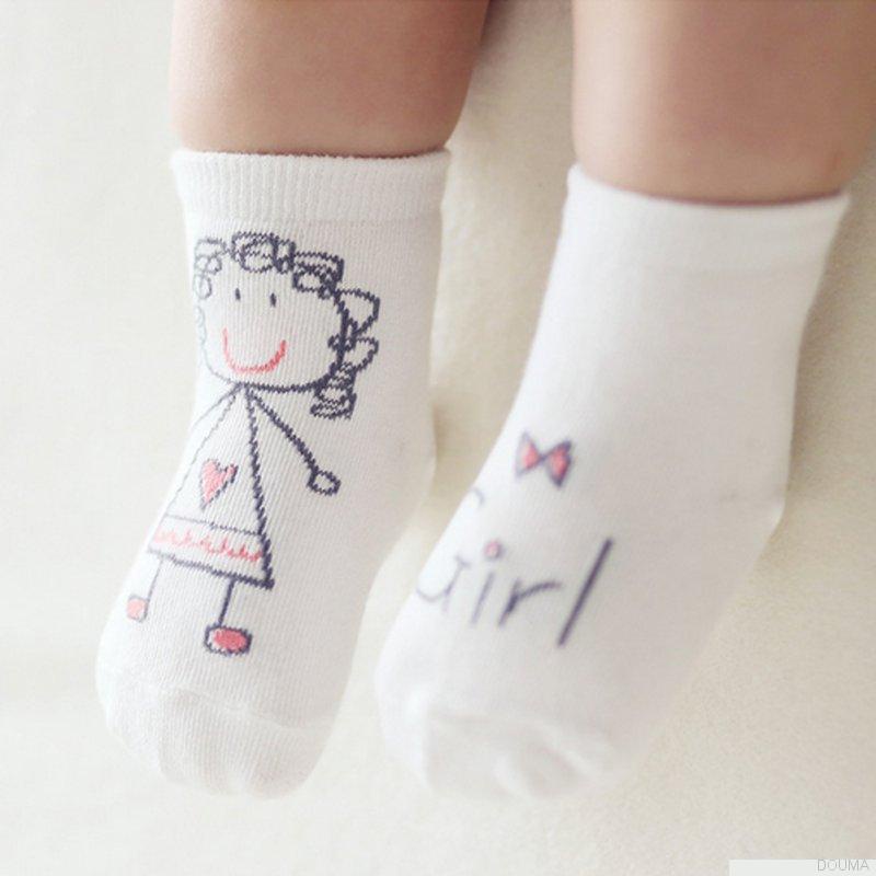 Vớ cotton họa tiết dễ thương xinh xắn cho bé