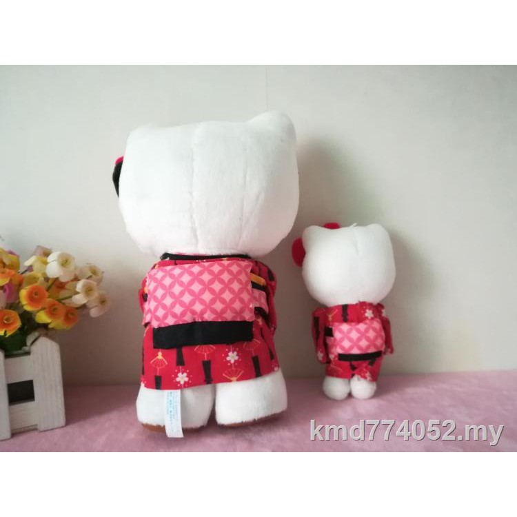 SANRIO Búp Bê Nhồi Bông Hình Mèo Hello Kitty Mặc Kimono Nhật Bản