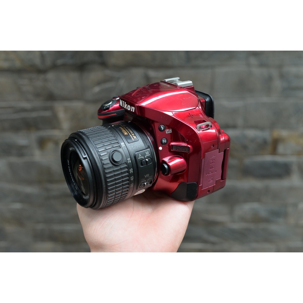 Nikon D5200 + kit 18-55mm VR - 24.1 Megapixel - Quay Fullhd - Mới 99%