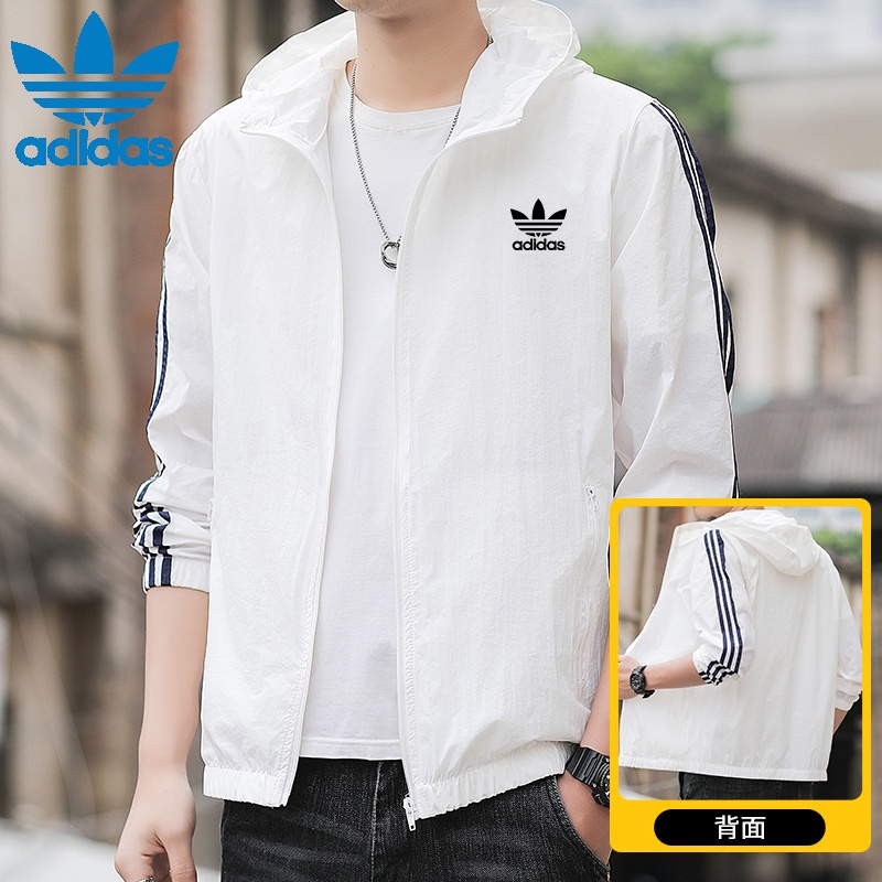 Áo Khoác Chống Nắng Adidas Chất Lụa Lạnh Siêu Mỏng Thoáng Khí Thời Trang Mùa Hè 2022 Cho Nam