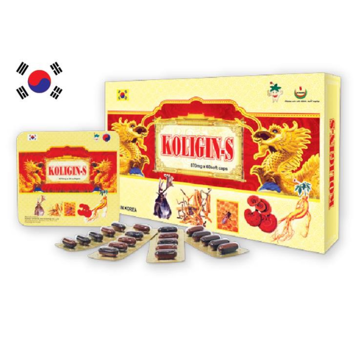 Sâm Koligin S – Hỗ trợ tăng cường sức đề kháng, giảm mệt mỏi và ngăn ngừa lão hoá cơ thể (60 viên)
