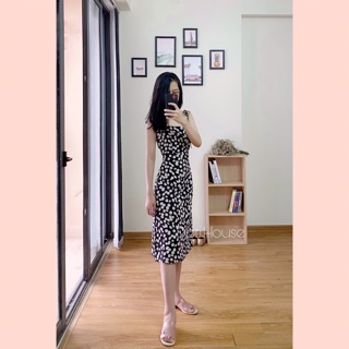 Váy hoa cúc 2 dây Hàn Quốc Yoon Seri
