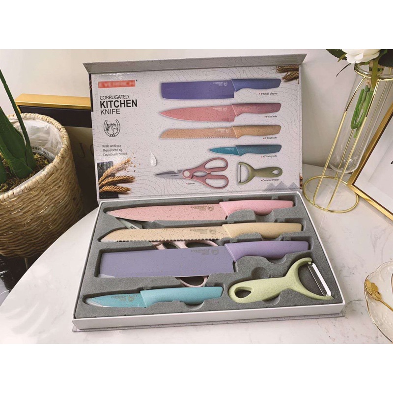 Bộ dao kéo lúa mạch 6 món