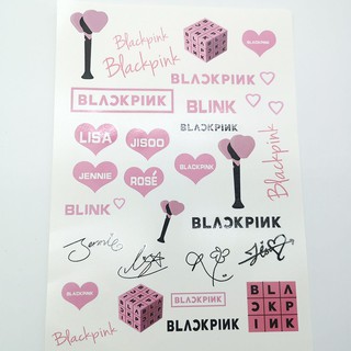 Miếng Dán Xăm Hình Kpop Blackpink