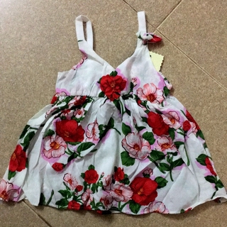Váy lanh xinh cho bé gái
