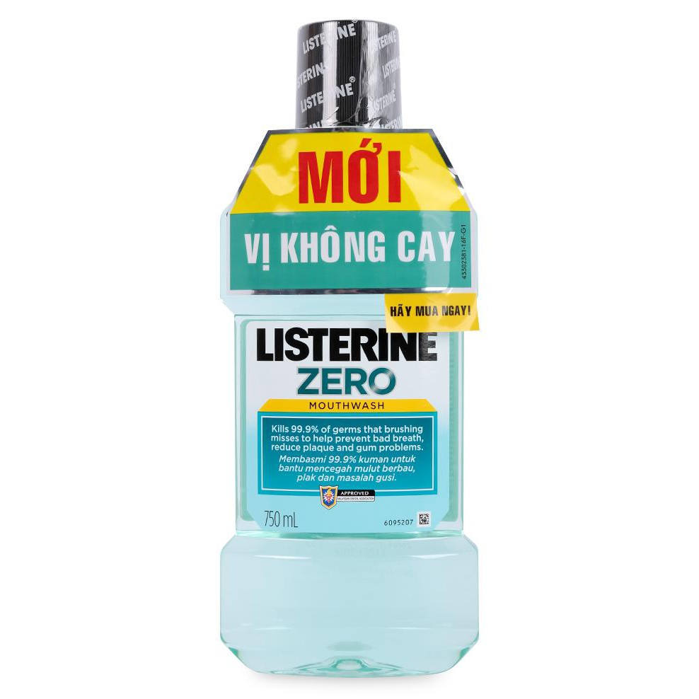 Nước Súc Miệng Listerine Zero 750ML