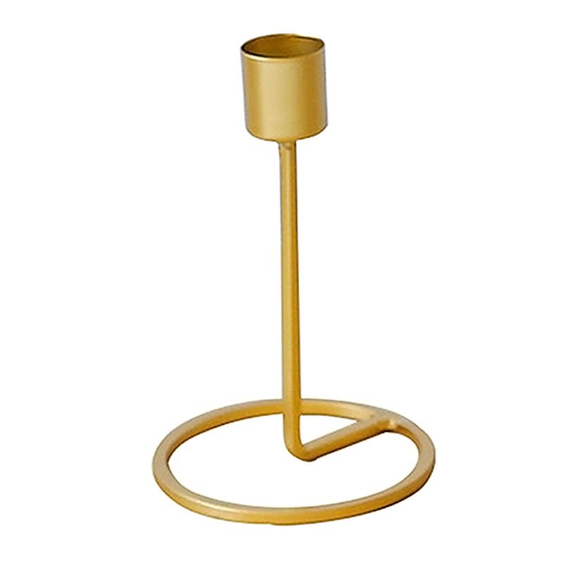 Chân Nến Bằng Sắt Thiết Kế Đơn Giản Phong Cách Châu Âu Dùng Trang Trí Nhà Cửa