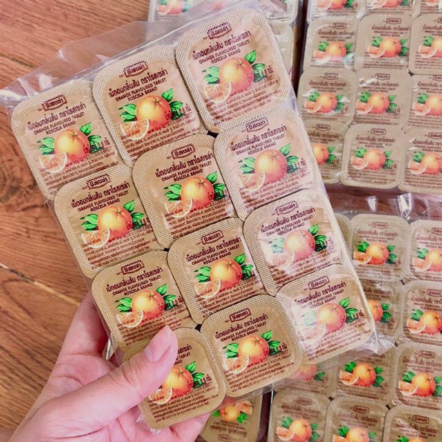 【HÀNG THÁI LAN】 Kẹo cam vitamin
