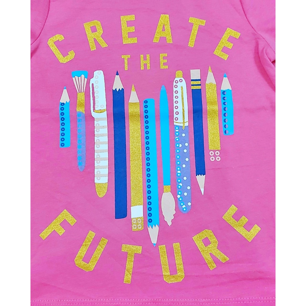 Áo thun tay ngắn size đại cho bé gái 15-40 kg