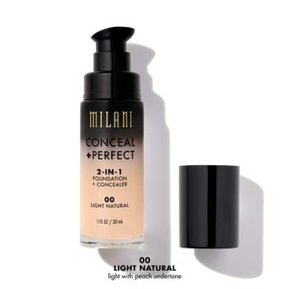 Milani - Kem Nền Che Khuyết Điểm Milani CONCEAL + PERFECT 2 In 1 Foundation + Concealer (30ml) thumbnail