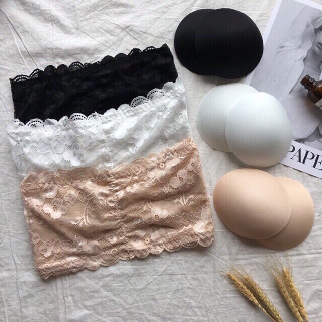 Áo Bra ren hoa không dây cài sau siêu đẹp | BigBuy360 - bigbuy360.vn