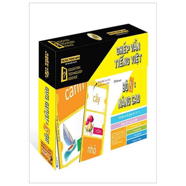 Sách - Thẻ Học Thông Minh - Ghép Vần Tiếng Việt - Bộ 3: Nâng Cao (Tái Bản 2017)