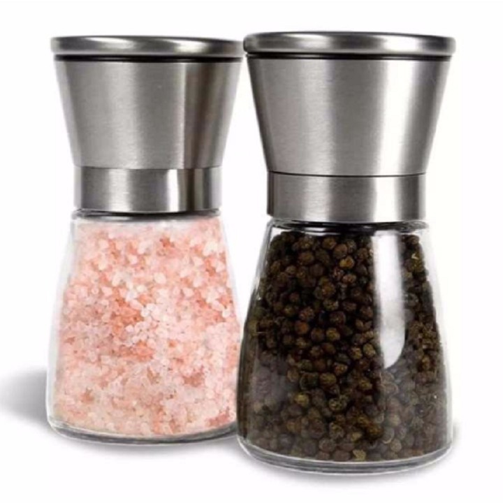 Lọ Xay Tiêu Mini Nắp Inox 304 Cao Cấp