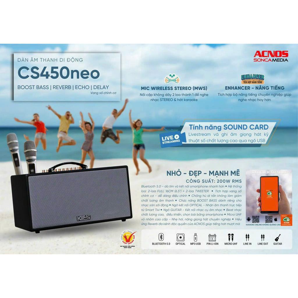Loa Karaoke Acnos CS450NEO / Acnos CS450 NEO - Hàng chính hãng