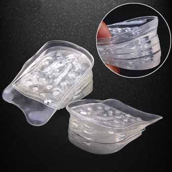 Bộ 10 miếng lót đế giày Silicon tăng chiều cao bkr