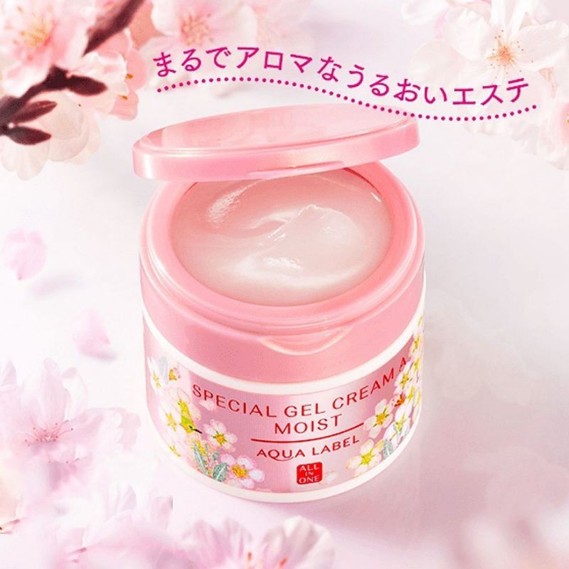 Có quà tặng kèm>kem shiseido aqualabel 5 in 1