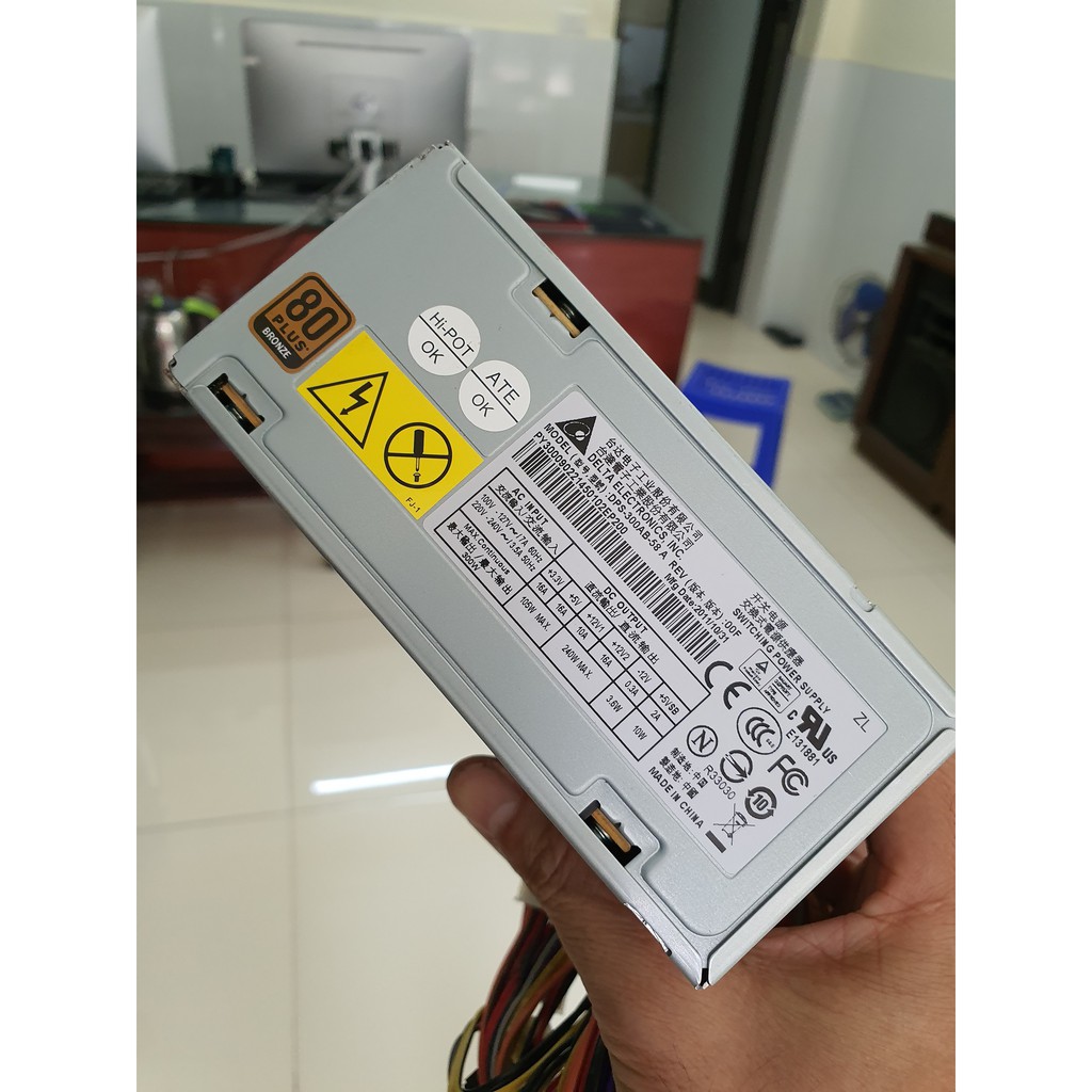 Nguồn máy tính mini ATX 24 pin tháo máy đồng bộ công xuất thực 300w