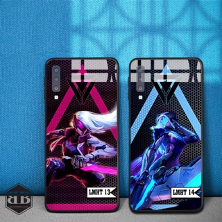 Ốp lưng kính cường lực Samsung Galaxy A7 2018 hình tướng liên quân