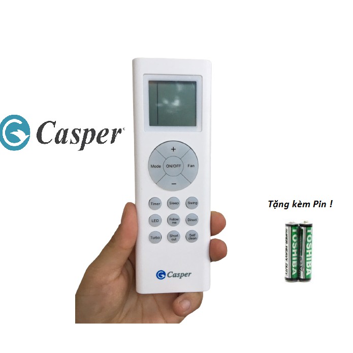 Điều khiển điều hòa Casper 1&amp;2 chiều Inverter- Hàng mới chính hãng