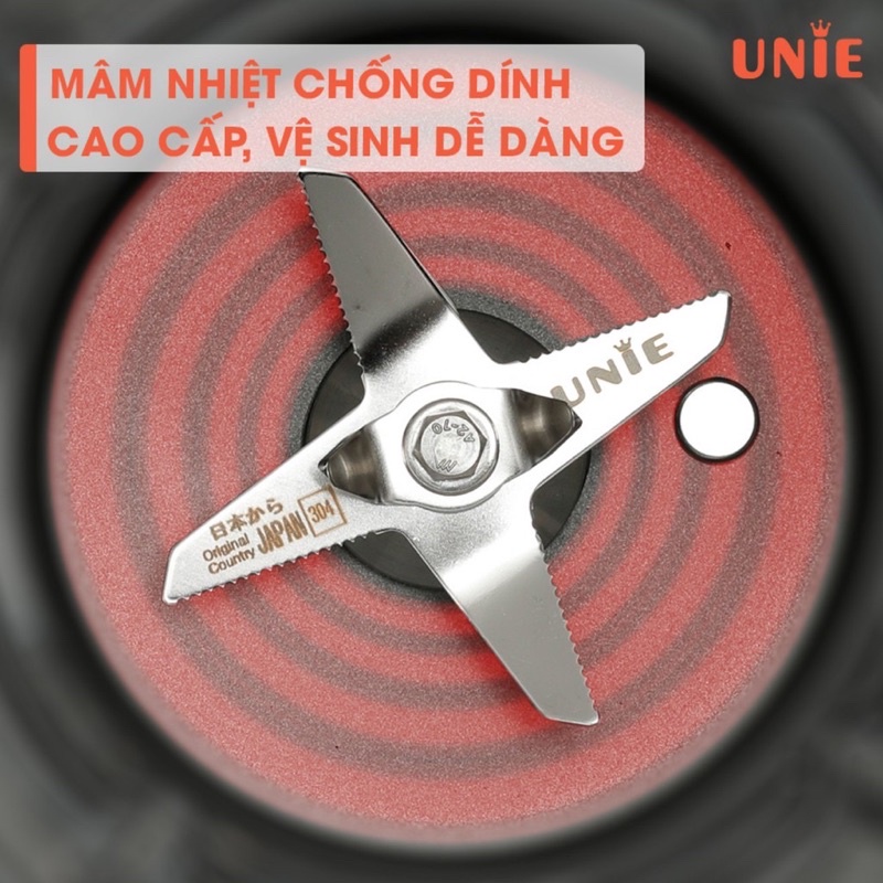 [Mã ELHA22 giảm 6% đơn 300K] Máy làm sữa hạt Unie V8S – Công nghệ độc quyền, đa dạng chức năng