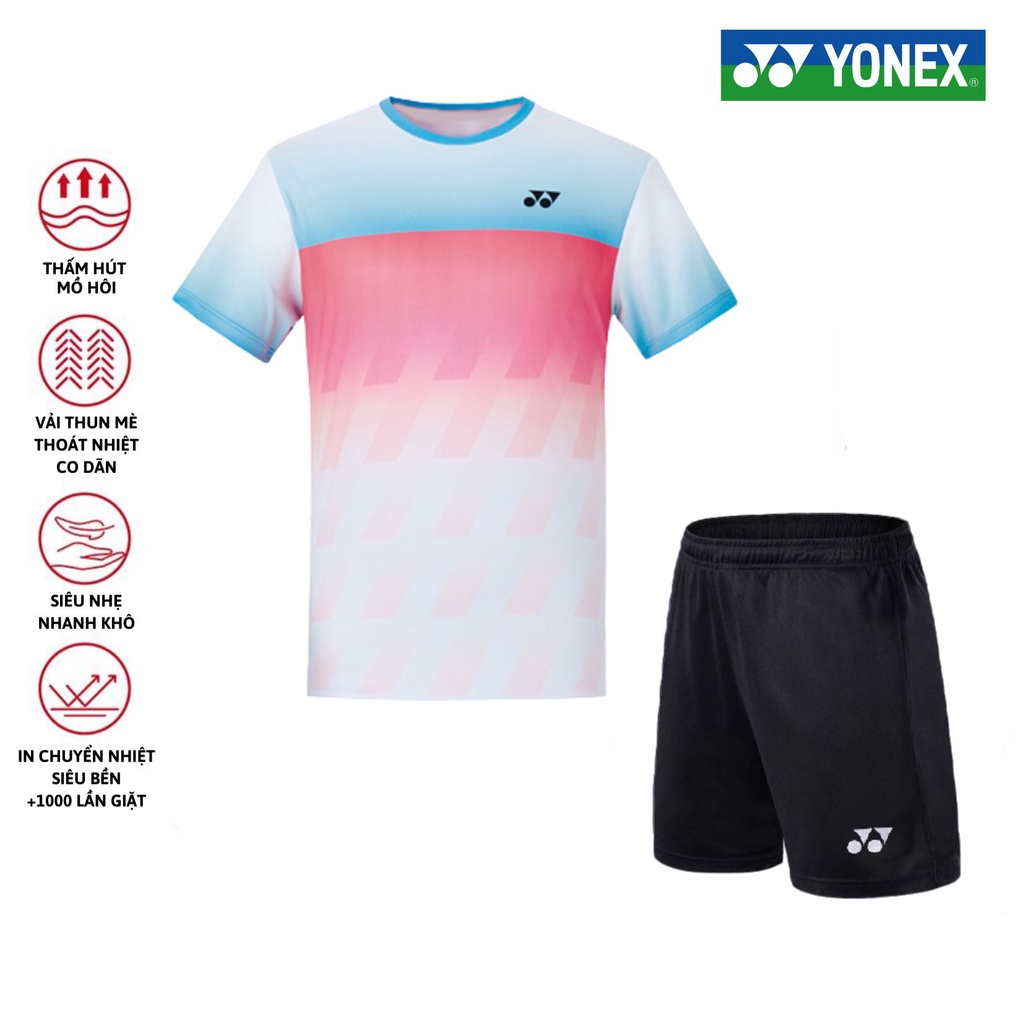 Áo cầu lông, quần cầu lông Yonex chuyên nghiệp mới nhất sử dụng tập luyện và thi đấu cầu lông MS7