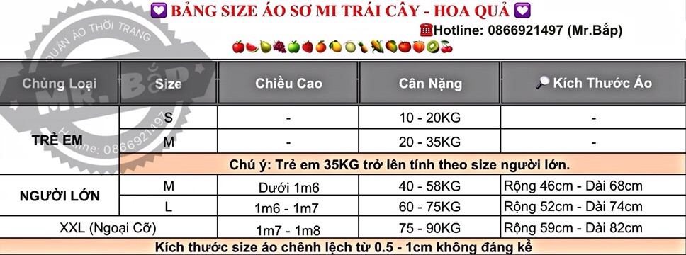 HQ06. Quần Trái Cây Đi Biển. Quần Dưa Khóm kèm bảng size. Bảng mẫu | BigBuy360 - bigbuy360.vn
