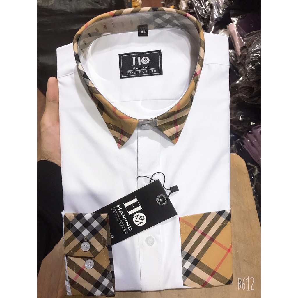 Áo Sơ Mi Nam Trắng BBR hàng đẹp ARU SHOP
