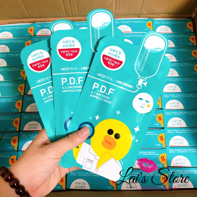 Hộp 10 mặt nạ giấy Mediheal Line Friends & N.M.F Aquaring | BigBuy360 - bigbuy360.vn