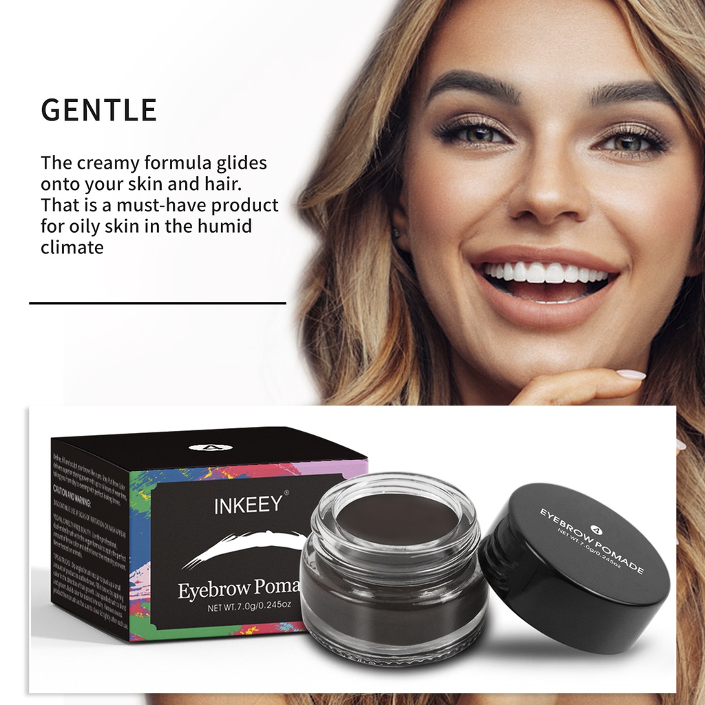 Thúc đẩy sự phát triển nhanh, dày và dài của lông mày, lông mi, tóc mái cho đôi lông mày khỏe mạnh với đường nét tự nhiê