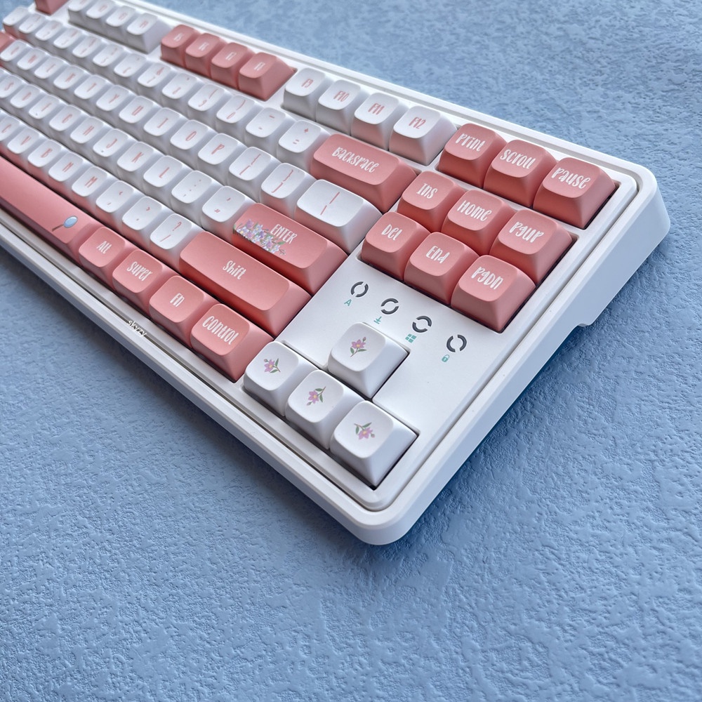 134 Phím LinaBell Keycaps XDA Profile Cô gái Anime PBT DYE SUB Bàn phím cơ học Keycap