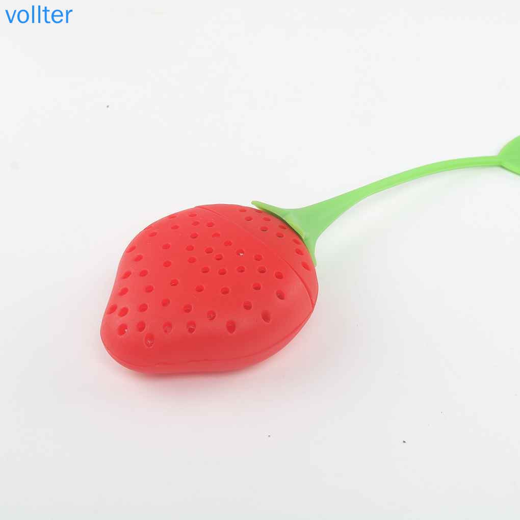 Đồ Lọc Trà Hình Quả Dâu Độc Đáo Chất Liệu Silicon Kích Thước