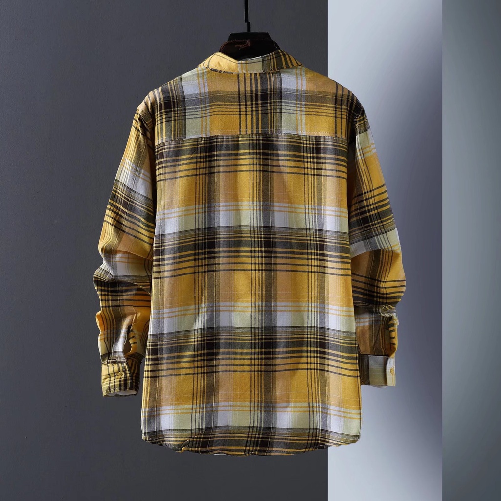 Áo Sơ Mi Caro Tay Dài Thời Trang Dành Cho Nam