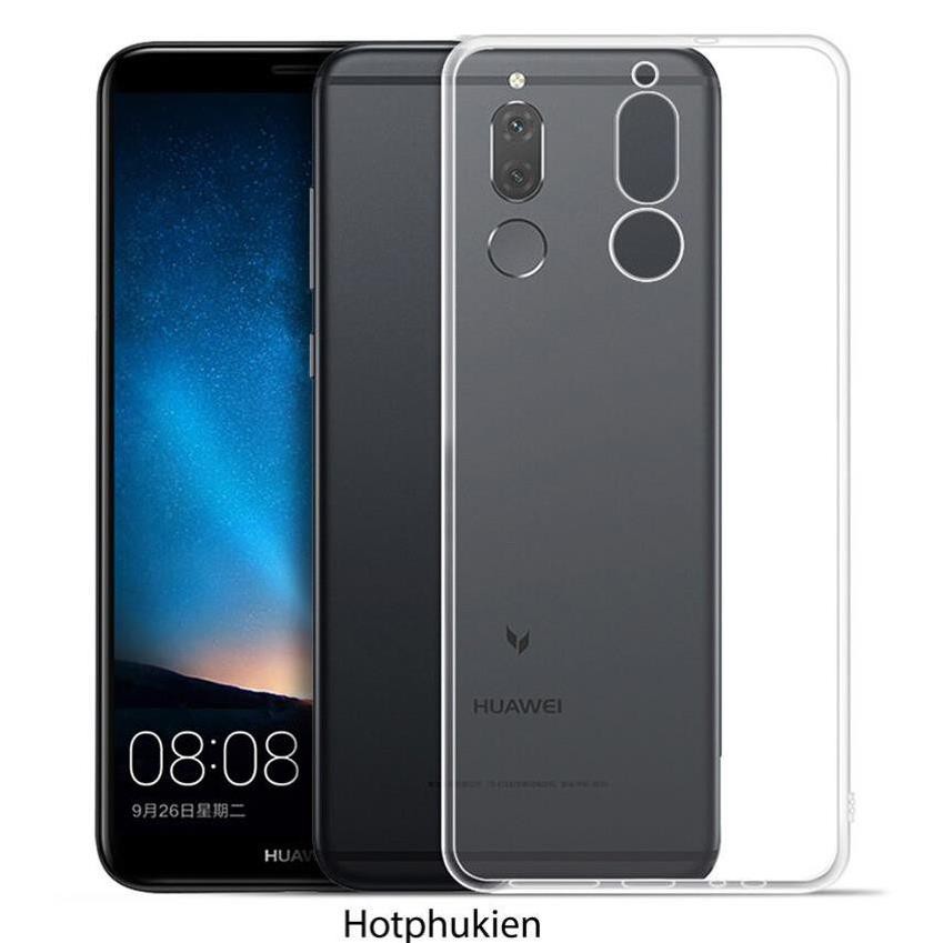 Ốp lưng dẻo silicon Huawei Nova 2i / Huawei Honor 9i Ultra Thin độ mỏng 0.6 mm có gờ bảo vệ Camera