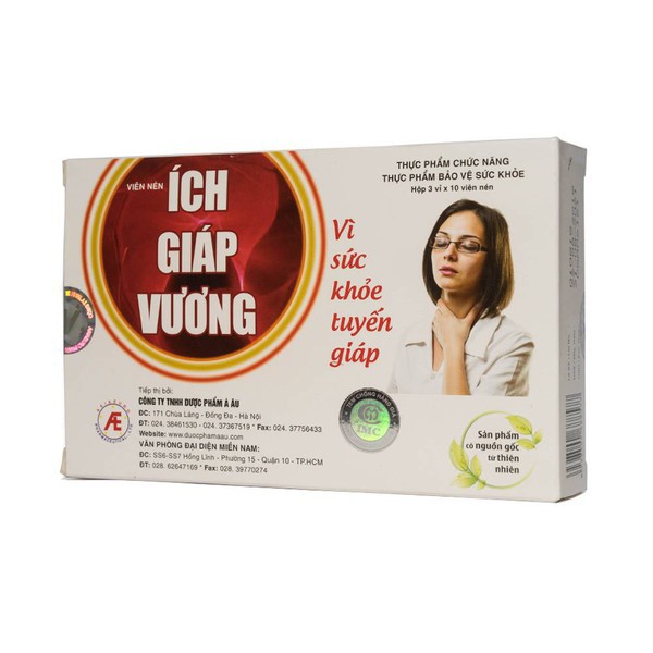 Ích giáp vương - Tăng cường và duy trì sức khỏe của tuyến giáp, điều hòa chức năng tuyến giáp