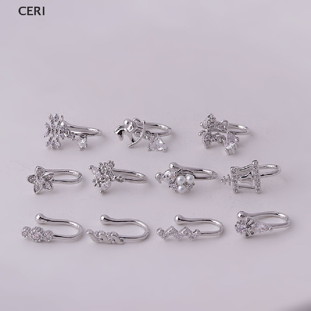 Khuyên Mũi Không Xỏ Bằng Thép Không Gỉ Cá Tính