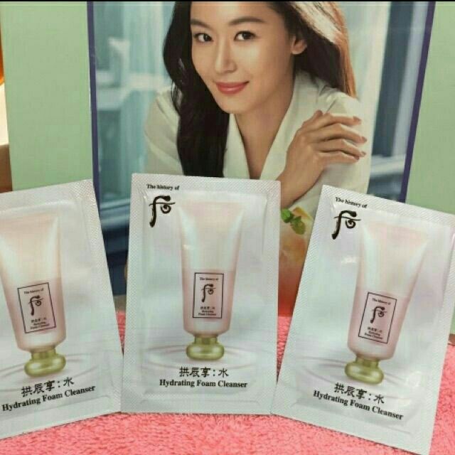 10 gói rửa mặt cho da dầu nhờn trắng hồng căng mịn Whoo Hydrating Foam Cleanser | BigBuy360 - bigbuy360.vn