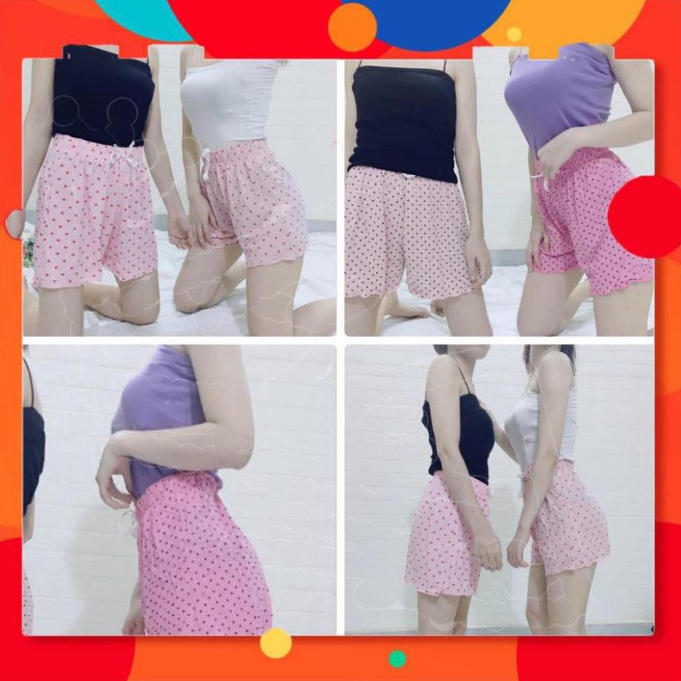 Quần Short Nữ 🌸 Quần sooc chấm bi  tone hồng SIÊU HOT mặc sexy quyến rũ shop thocon9798 siêu đẹp