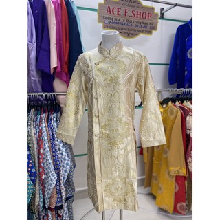Áo Dài Cách Tân Nam_Áo Dài Họa Tiết  MS37 - Gấm Cao Cấp Hàng VNXK Họa Tiết Sắc Sảo Màu Sắc Nổi Bật   (SIZE S - XXXL)